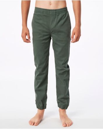 Niño con pantalón elástico Rip Curl Epic Beach verde 