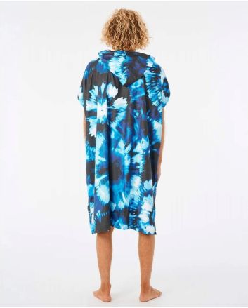 Hombre con Poncho Surf Rip Curl Mix Up Printed Hooded Towel Azul Pacífico