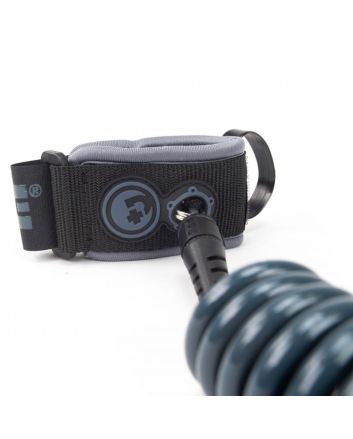 invento de muñeca para bodyboard Pride Wrist Deluxe Leash Metallic Dark Grey