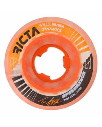 Ruedas de Skate Ricta 53mm Asta Speedrings Slim 95a naranjas