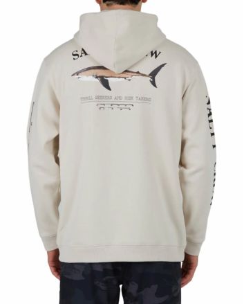 Hombre con Sudadera de capucha Salty Crew Bruce Hood Fleece color Blanco Hueso