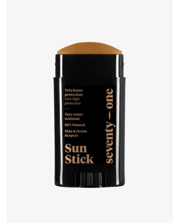 Crema protectora solar facial en barra Seventy One The Pacha Mama Face Sun Stick 50+ Marrón
