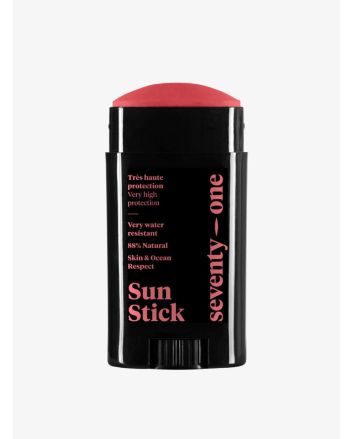 Crema protectora solar facial en barra Seventy One The Sunset Sun Stick SPF 50+ Rosa