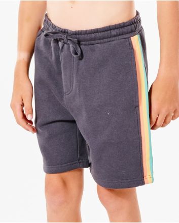 Niño con pantalón corto elástico Rip Curl Surf Revival Volley negro 