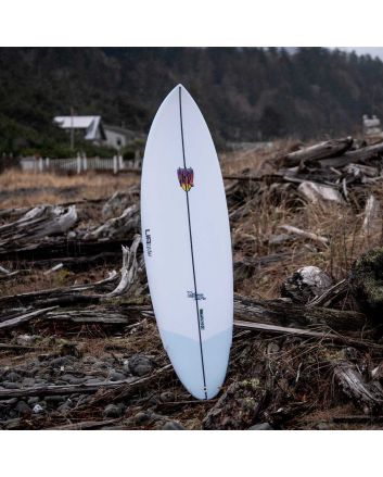 Tabla de Surf Shortboard Lib-Tech Lost MR x Mayhem California Pin 5'9" 32 Litros blanca