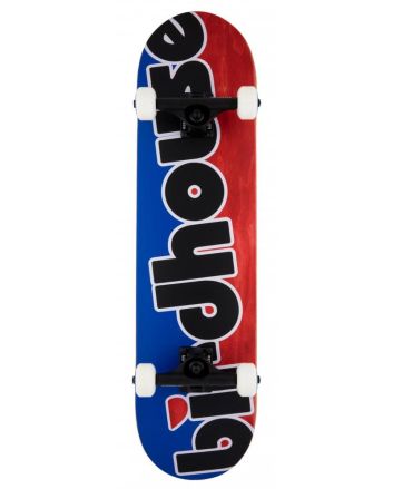 Skate Completo Birdhouse Stage 3 Toy Logo 8.0" rojo y azul 