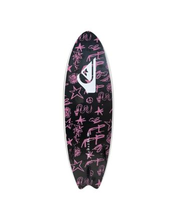 Tabla de Surf Softboard Quiksilver Bat 5'6" 38 Litros blanca