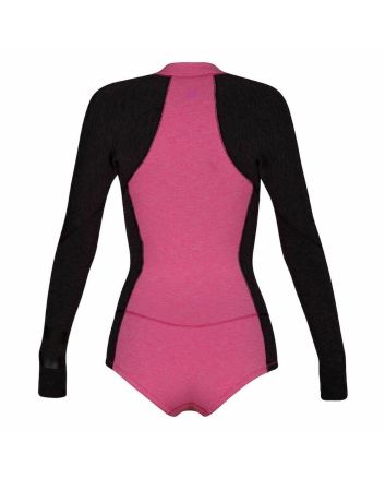 Springsuit con manga larga y cremallera frontal Hurley Woman Advantage Plus 2/2mm Rosa para mujer