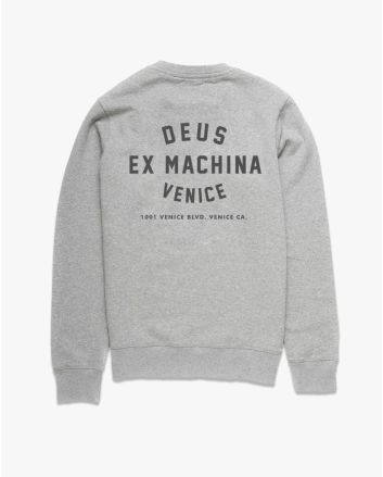 Sudadera Deus Ex Machina Venice Address Gris para hombre 