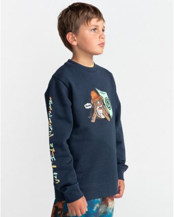 Chico con sudadera Element SUP azul marino