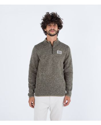 Hombre con Sudadera Hurley Mesa Ridgeline 1/4 Zip Cargo