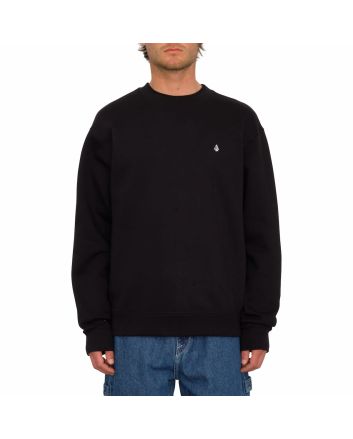 Hombre con sudadera básica Volcom Single Stone Negra 