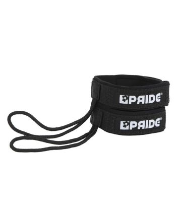 Sujeta aletas de bodyboard Pride Velcro Fin Tethers Negro