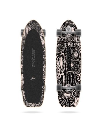 Surfskate Completo YOW Pukas Dark 34.5" x Yow Shaper Series