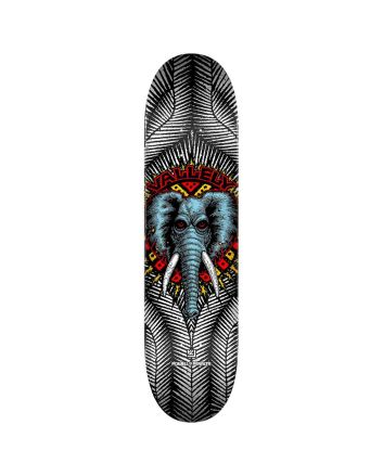 Tabla de skate Powell Peralta Vallely Elephant 8.0" x 31.45" blanca