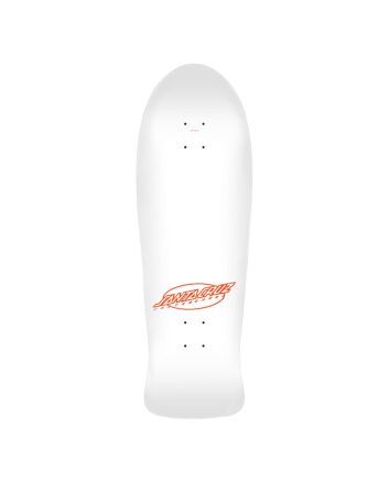 Tabla de Skate Santa Cruz Meek OG Slasher Reissue 10.1" x 31.13" blanca