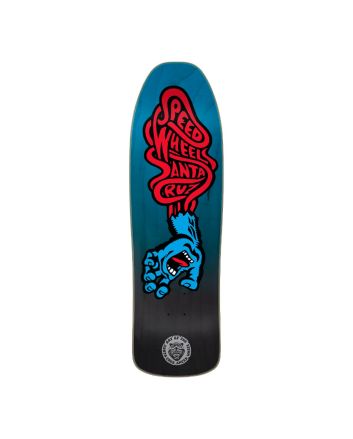 Tabla de Skate Santa Cruz Speed Wheels Vein Hand 9.35'' x 31.7'' Azul-Negro