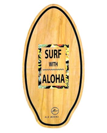 Tabla de skimboard de madera Paipo Ala Moana