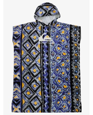 Toalla de playa con capucha Quiksilver Hoody Towel Azul