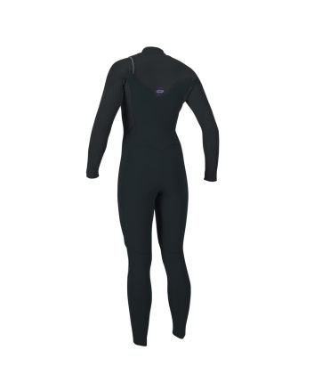 Traje de surf con cremallera en el pecho O'Neill Hyperfreak 5/4 Plus color Gunmetal Gris para mujer