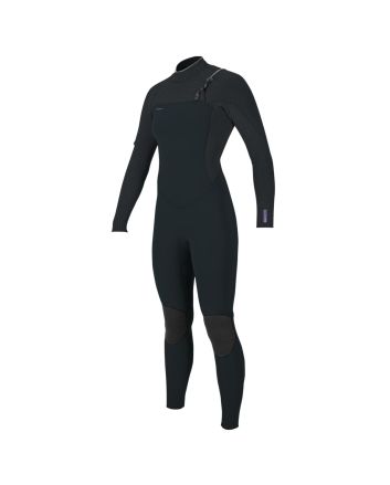 Traje de surf con cremallera en el pecho O'Neill Hyperfreak 5/4 Plus color Gunmetal Gris para mujer