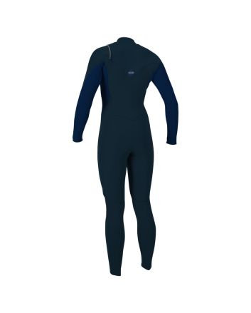 Traje de surf con cremallera en el pecho O'Neill Women's Hyperfreak 3/2mm Plus azul marino para mujer
