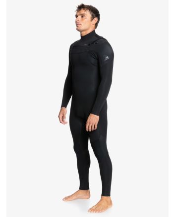 Hombre con Traje de surf con cremallera en el pecho Quiksilver Everyday Sessions 5/4/3mm negro 
