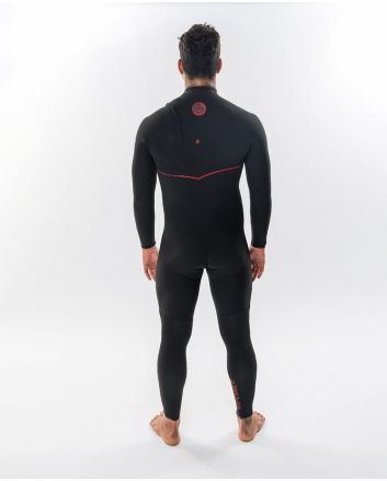 Hombre con Traje de neopreno sin cremallera Rip Curl Flashbomb Fusion 4/3 Negro 