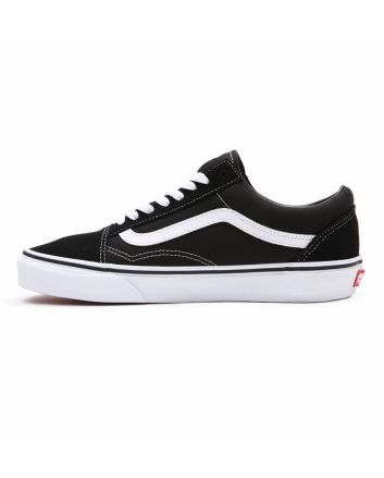 Zapatillas Vans Old Skool Negras con banda lateral sidestripe blanca Unisex 