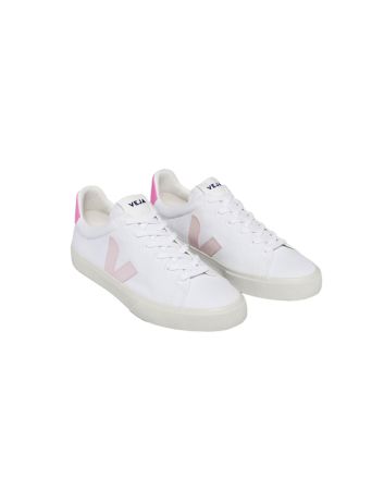 Zapatillas Veganas Veja Campo Canvas White Petale Sari Unisex