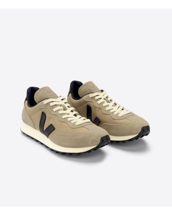 Zapatillas Veja Rio Branco Ripstop Dune Black beige y negras 