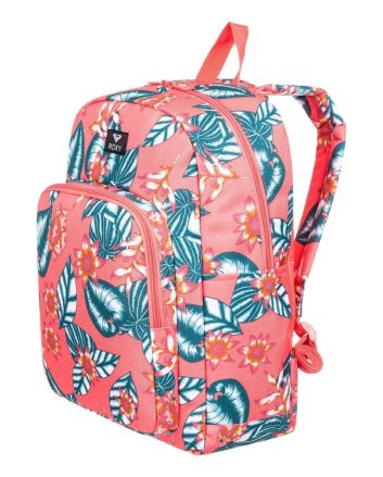 Mochila Mediana para Mujer Winter Waves 22L coral frontal