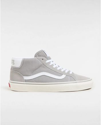 Zapatillas de caña media Vans Mid Skool Grises y Blancas Unisex