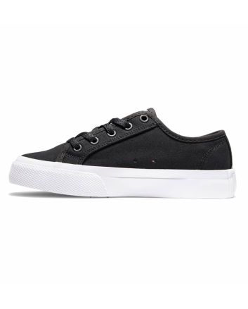 Zapatillas DC Shoes Manual negras con llamas para niño