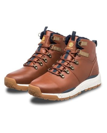 Botas de cuero Element Monde Tortoise Shell Marrones para hombre
