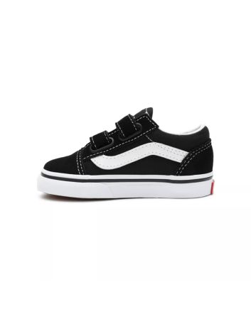 Zapatillas Vans Old Skool V en color negro para niños de 1 a 4 años 