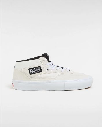 Zapatillas de Skate Vans Half Cab Blancas y Negras para hombre