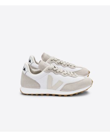 Zapatillas Ecológicas Veja Rio Branco Alveomesh White Pierre Natural blancas y beige