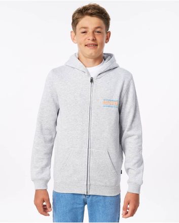 Sudadera con capucha y cremallera Rip Curl Cut Out Gris 
