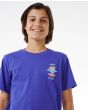 Niño con Camiseta de manga corta Rip Curl Search Icon Wild Berry logo