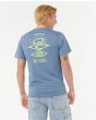Hombre con Camiseta de manga corta Rip Curl Search Icon Azul Bluefin 