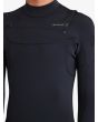 Hombre con traje de surf con cremallera en el pecho Quiksilver Everyday Sessions 5/4/3mm negro Chest Zip