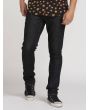 Hombre con Pantalón Vaquero Volcom 2X4 Denim Rinse azul marino