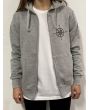 Sudadera con capucha y cremallera Mission FCSC gris Unisex