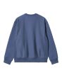 Sudadera Carhartt WIP American Script Sweatshirt Azul Iris para hombre posterior