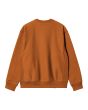 Sudadera Carhartt WIP American Script Sweatshirt Sienna para hombre posterior