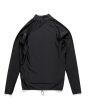 Camiseta técnica de Surf con manga larga Deus Baylands Shield Rash Vest UPF 50 Negra para hombre posterior