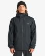 Hombre con Chaqueta Shell Impermeable Billabong Rainstorm 10K Negra