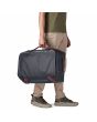Maleta pequeña con ruedas Patagonia Black Hole Wheeled Duffel 40L Smolder Blue-Amanita Red asa lateral