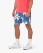 Hombre con Bañador Boardshort Deus Ex Machina Havana Mesh 16" Azul lateral